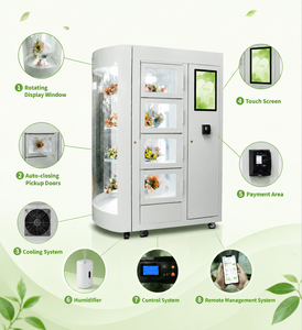 Distributeur automatique de fleurs fraîches Winnsen, support multilingue, WiFi, armoire de vente florale intelligente - Product Image 3
