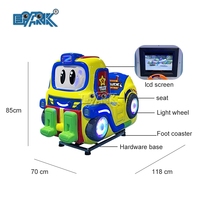 Voiture électrique pour enfants, vente en gros, jeu électronique, Machine à cheval, balançoire pour enfants à pièces