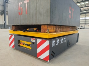 Chariot à plateau mobile électrique hydraulique sans rail <span class=keywords><strong>Leina</strong></span> New Industrial Goods Handling 80 tonnes à usage général - Product Image 3