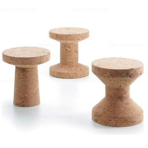 <span class=keywords><strong>Tabouret</strong></span> en liège moderne, chaise d'art, mobilier nordique, restaurant de luxe minimaliste, design de créateur - Product Image 3