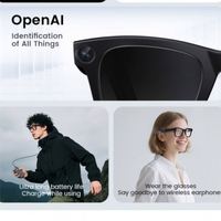 Dernières lunettes intelligentes musicales Meta E03 avec caméra HD 8MP, transfert WIFI, contrôle gestuel, ChatGPT, lunettes intelligentes pour hommes et femmes, pour l'extérieur
