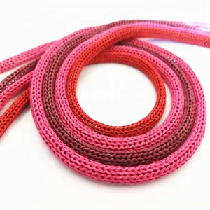 100% paper material knitted paper rope for paper bags and cloth