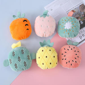 Pet <b>Cat</b> and Dog Toy Fruit Shape <b>Plush</b> Small Toy Catnip Cross-border Factory Spot Batch - Product Image 1