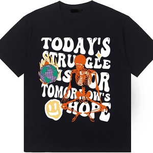 Casual Graphic Tees Oversized Creative Graffiti Short Sleeve Shirts Summer Casual Rapper Streetwear <b>Y2k</b> <b>Tops</b> Men's T-Shirt - Product Image 2