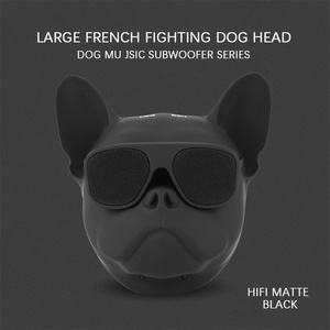 Cool Dog Head Mini Bulldog Altavoz Portátil BT Altavoces Estéreo Personalizado Cool Artístico Altavoz Inalámbrico - Product Image 6