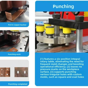 Máquina Automática Multiestación para Procesamiento de Barras Colectoras, Equipo de Doblado de Barras de Cobre con Posicionamiento Preciso y Alta Capacidad de Corte que Garantiza Precisión - Product Image 5
