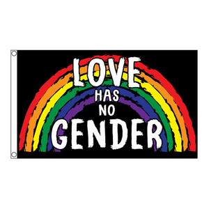 Livraison rapide Polyester Rainbow Gay Pride Love pour tous les drapeaux avec œillets en laiton - Product Image 2