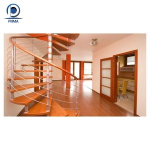 Prima thanh lịch thép không gỉ cầu thang thiết kế cho ngôi nhà văn phòng và sử dụng thương mại - Product Image 3