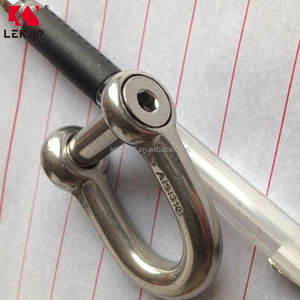 สลักยึดแบบยุโรปชนิดหัวร่องวงรีขนาดใหญ่ AISI304/316 สแตนเลส สลักยึดรูปตัว D สแตนเลส - Product Image 5