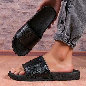 Happyslides Nuevas Sandalias de Verano 2024 para Hombre, Parte Superior de Piel Sintética y PU, Ligeras, Sandalias de <span class=keywords><strong>Alta</strong></span> Calidad con Logotipo Personalizado - Product Image 1