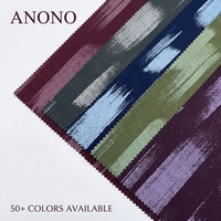 ANONO 2026 Tissu Jacquard Extensible Doré 100% Polyester 260gsm Doux et Respirant pour Robes et T-shirts de Sport pour Filles