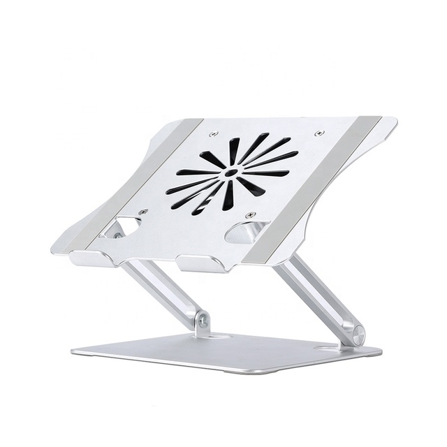 WellSunFan Professional Customized 180 Degree Rotation Aluminum Laptop Cooling Pad with Strong Support
