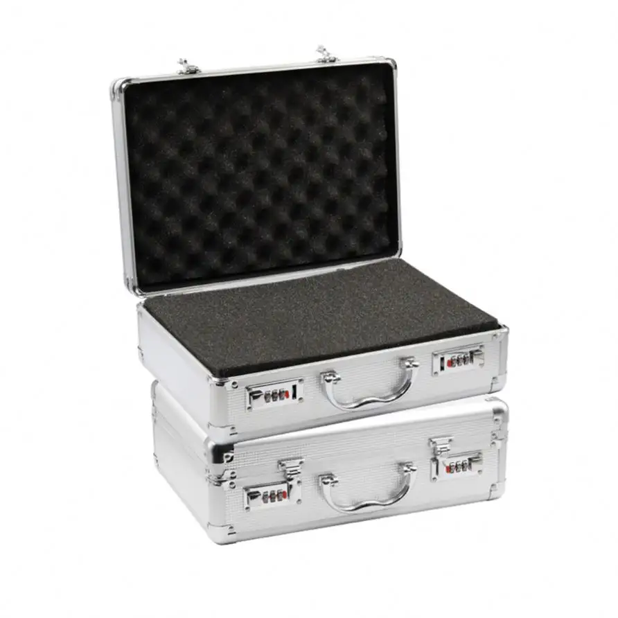 صندوق من الألومنيوم الصلب يحمل علبة معدات مع رغوة إيفا مخصصة