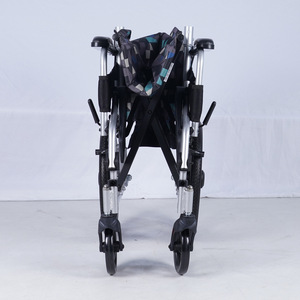 Fauteuil roulant manuel pliable Tousda, léger et portable, pour usage domestique, aide à la mobilité pour personnes âgées, avec frein en U et utilisation facile - Product Image 4