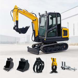 Mini-excavatrice, petite pelle pour la ferme, le jardin, l'aménagement paysager et les travaux de terrassement - Product Image 1