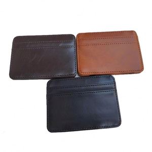 Portafoglio Compatto Classico in Pelle PU con Logo Personalizzato, 4 Scomparti per Carte, Regalo Aziendale per Uomo, Elastico, Vendita all'Ingrosso - Product Image 2