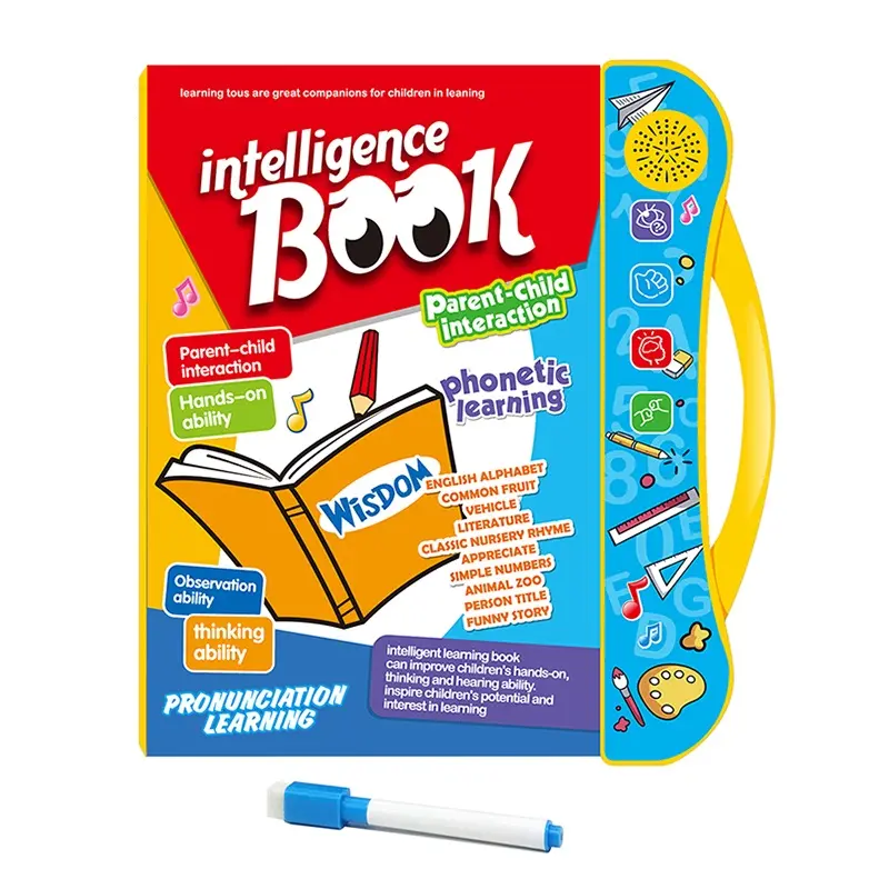 كتاب قارئ محاور للتعلم الإنجليزي، كتاب ملون لتعلم الأطفال، كتاب الذكاء للأطفال