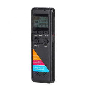 Enregistreur vocal de 8 go, annulation du bruit enregistreur numérique activé par le son <span class=keywords><strong>Dictaphone</strong></span> <span class=keywords><strong>stéréo</strong></span> avec lecteur MP3 pour les conférences - Product Image 3