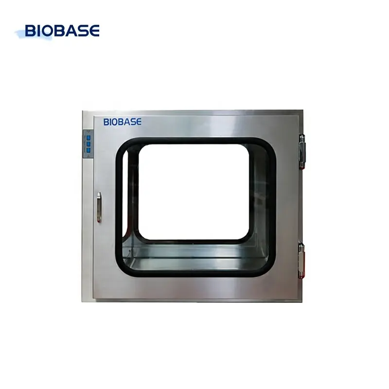 BIOBASE पास बॉक्स हवा स्नान के साथ स्वत: दरवाजा पास बॉक्स स्टेनलेस स्टील प्रयोगशाला साफ कमरे के लिए पास बॉक्स