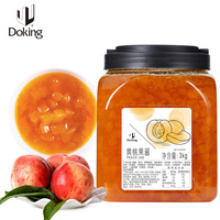 Doking 3kg Jam Hot Product Delicious Yellow Peach Jam Fruit Tea Shaved Ice Milk Tea Special Fresh Jam