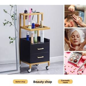 Mobile High-quality Salon Furniture Set Beauty Salon <b>Trolley</b> Cart Wheels Cart <b>Trolley</b> Metal <b>Trolley</b> Cabinet for Sale - Product Image 2