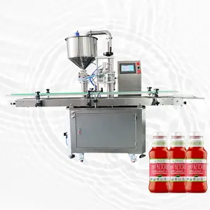 छोटे शराब इत्र की शीशी सोडा पानी भरने उत्पादन बनाने की मशीन जाम शैम्पू पेय भरने की मशीन