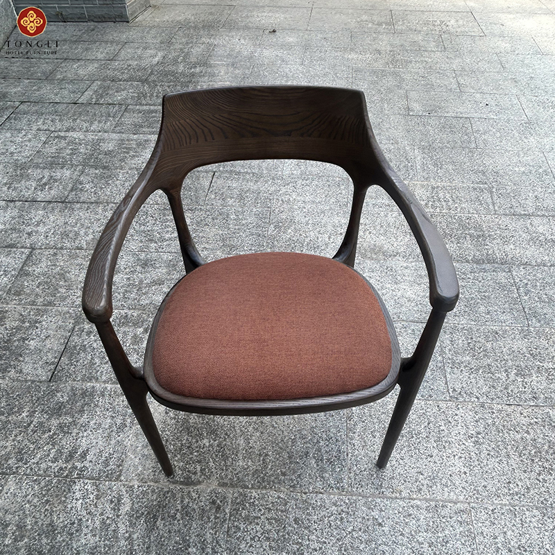 Tongli Walnut Color Dining Upholstered Chair