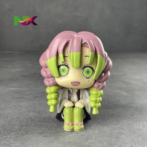 Figurines de collection Demon Slayer : Kanroji <span class=keywords><strong>Mitsuri</strong></span> et Shinazugawa Sanemi, version Q, postures assises, Piliers du Vent et Piliers de l'Amour - Product Image 5