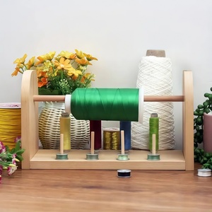 Support <span class=keywords><strong>de</strong></span> rangement en bois pour bobines <span class=keywords><strong>de</strong></span> fil et <span class=keywords><strong>de</strong></span> <span class=keywords><strong>laine</strong></span> domestiques, support <span class=keywords><strong>de</strong></span> présentation pour fils à coudre et à tricoter, porte-fils, filière - Product Image 1