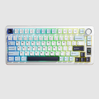 Clavier mécanique à écran intelligent triple mode de jeu Aula S75Pro