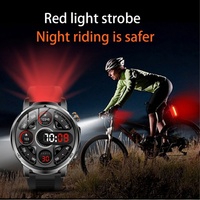 Nuevo Reloj Inteligente Deportivo AK95 Unisex con Pantalla HD de 1.82 Pulgadas, Llamadas Bluetooth, Múltiples Modos Deportivos, Luz LED de Dos Colores para Exteriores