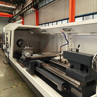 Tour à métaux lourde CK61100E avec commande CNC FANUC 220V/380V 4, 6, 8 stations d'outillage