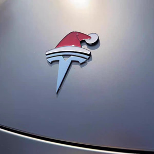 Pegatina Creativa para el Retrovisor del Coche con Diseño de <span class=keywords><strong>Caperucita</strong></span> <span class=keywords><strong>Roja</strong></span> y Papá Noel en <span class=keywords><strong>3D</strong></span>, de Plástico ABS, de un Solo Uso - Product Image 2