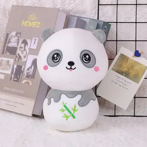 Cpc yanxiannv fiat panda boneca brinquedo de pelúcia bonito super simulação brinquedos cogumelo em forma de pequeno panda travesseiro para o miúdo