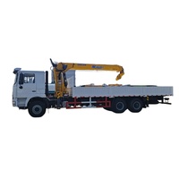 Camion grue Shacman X3000 6x4 380HP avec flèche droite de 12T, hauteur de levage de 7,5m, diesel, usage intensif, pour la logistique - En promotion