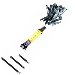 Cablecraft <b>Pvc</b> Black Signage Carrier <b>Strip</b> Identification Label Holder For Cable Management - Product Image 4