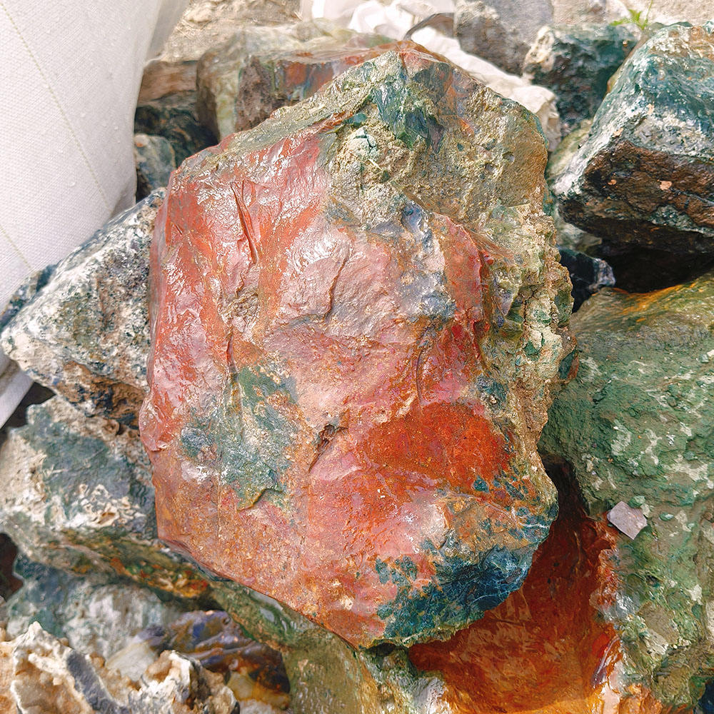 High Quality Rough Ocean Jasper Stone Wholesale Natural Colorful