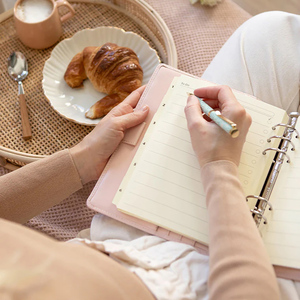 Nueva Carpeta <span class=keywords><strong>de</strong></span> cuero PU <span class=keywords><strong>de</strong></span> 6 anillos con impresión a todo color personalizada, planificador <span class=keywords><strong>de</strong></span> profesores, <span class=keywords><strong>cuaderno</strong></span>, conjunto <span class=keywords><strong>de</strong></span> carpeta <span class=keywords><strong>de</strong></span> presupuesto - Product Image 4