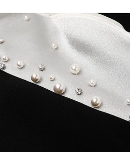 <span class=keywords><strong>Abito</strong></span> lungo Ol dimagrante a vita alta <span class=keywords><strong>con</strong></span> lacci Blazer <span class=keywords><strong>abito</strong></span> moda <span class=keywords><strong>abito</strong></span> lungo <span class=keywords><strong>con</strong></span> <span class=keywords><strong>balze</strong></span> in bianco e <span class=keywords><strong>nero</strong></span> <span class=keywords><strong>con</strong></span> perline - Product Image 4