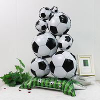 Ballon en feuille de football, trophée de football, décoration de fête d'anniversaire sur le thème du sport, fournitures de décoration, ballons publicitaires debout