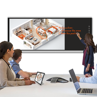Pizarra Interactiva Inteligente EIBOARD de 65, 75, 86 y 98 Pulgadas, 4K, Android, Sistema Operativo Dual, para Bibliotecas, Centros de Aprendizaje Público, con Pantalla Táctil IR