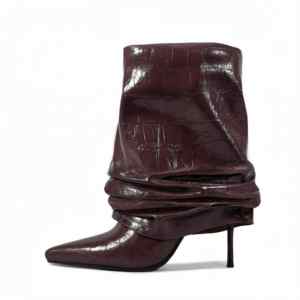 <span class=keywords><strong>Botines</strong></span> de <span class=keywords><strong>mujer</strong></span> con tacón de 10 cm y tacón ancho, de <span class=keywords><strong>piel</strong></span> sintética suave y brillante, con diseño de piedras, varios colores, t - Product Image 4