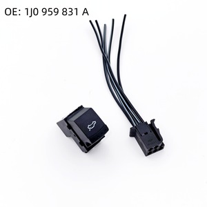 Interruptor de la Tapa del Maletero Volkswagen 1J0 959 831 A 12V, Botón Mecánico para Bora, Passat, Jetta, Golf - Product Image 1