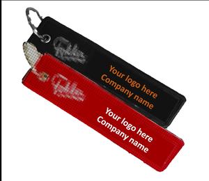 Custom Embroidered Keychain Straps for <b>Promotional</b> & Business Gifts - Product Image 1