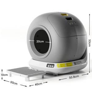 工場直販 自動猫トイレ 猫家具 ペット用品 猫用トイレ スマートペット用品 リビングルーム用 - Product Image 6