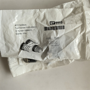 Gino GSEE-TECH YVZ5-2EK4.5 M12 <b>Plug</b> 1-to-2 Y Type Connector <b>Adapter</b> For Industrial Use - Product Image 2