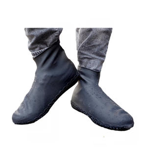 נעליים מחנאות גבוהה מחנאות נעליים מכסה עמיד החלקה ועמיד להחליק רוכסן סיליקון קל על/off יוניסקס למבוגרים - Product Image 2