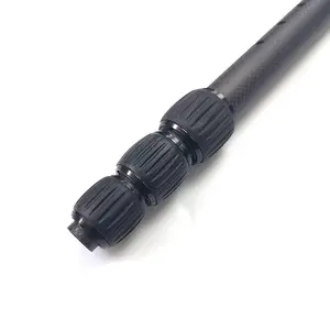 高品质4节碳纤维伸缩管锥形碳纤维管接头