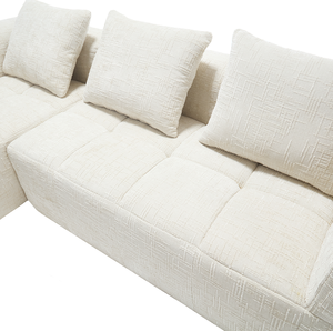 Canapé modulaire sectionnel, canapé moderne en forme de L avec chaise longue - Product Image 5