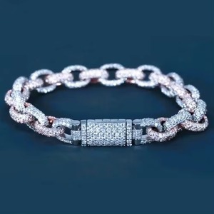 Hot Sale Moissanite Diamond <b>Bracelet</b> 925 <b>Silver</b> Brilliant Cut Stone Tennis <b>Bracelet</b> For Women Fashion Jewelry Available For Sale - Product Image 1